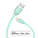 Apple MFi Certified Durable Braided Nylon Lightning to USB Cable for iPhone and iPad