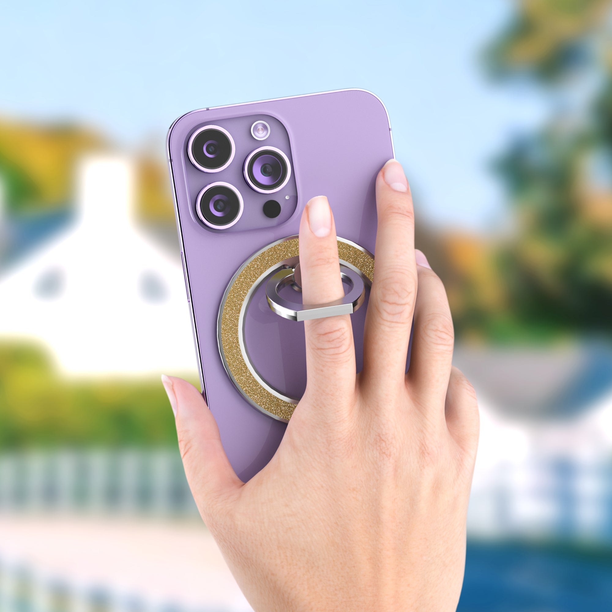 LAX MagSafe Compatible Phone Ring Stand