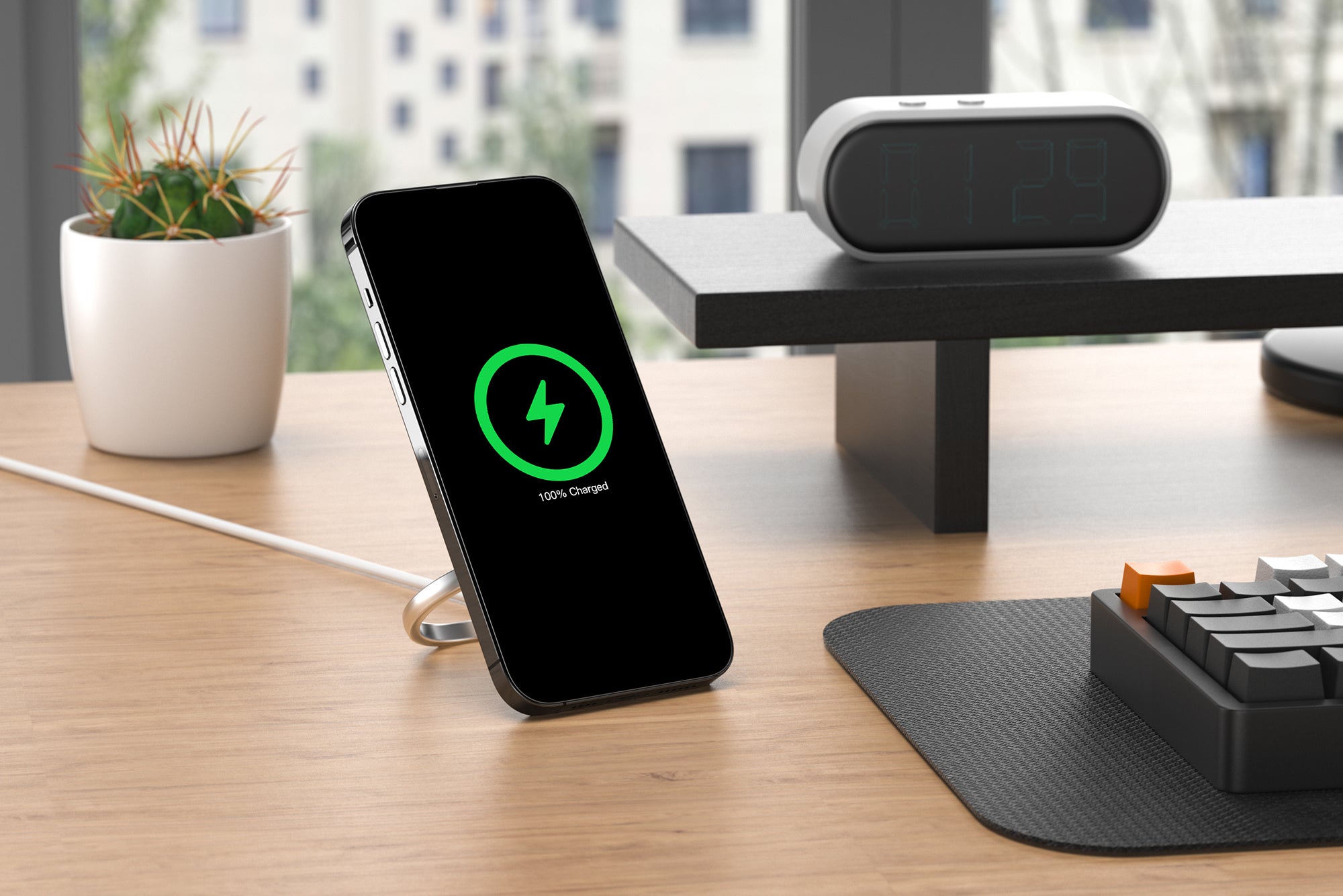 MagSafe Charger with Kickstand Ring