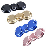 Fidget Spinner Stainless Steel Bearing Toy for ADHD, Anxiety and Stress Relief - Gold
