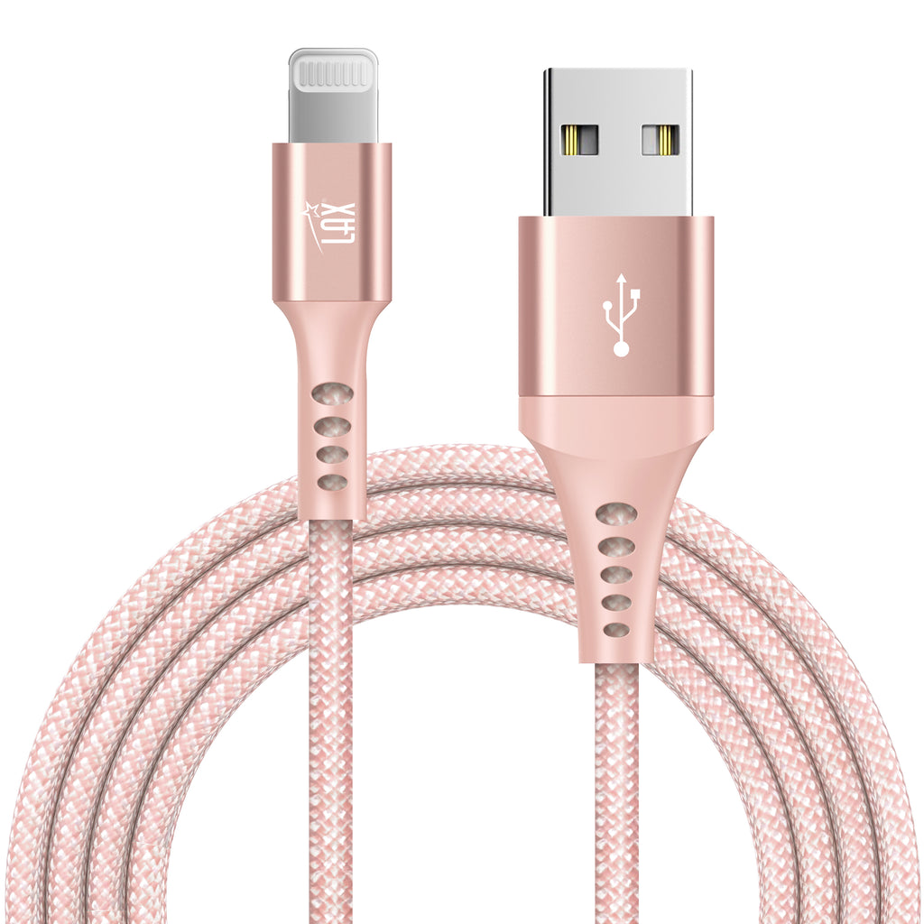 Apple MFi Certified Nylon Mesh USB to Iphone Cables