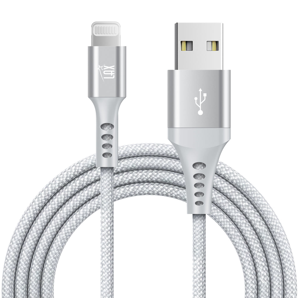 Apple MFi Certified Nylon Mesh USB to Iphone Cables