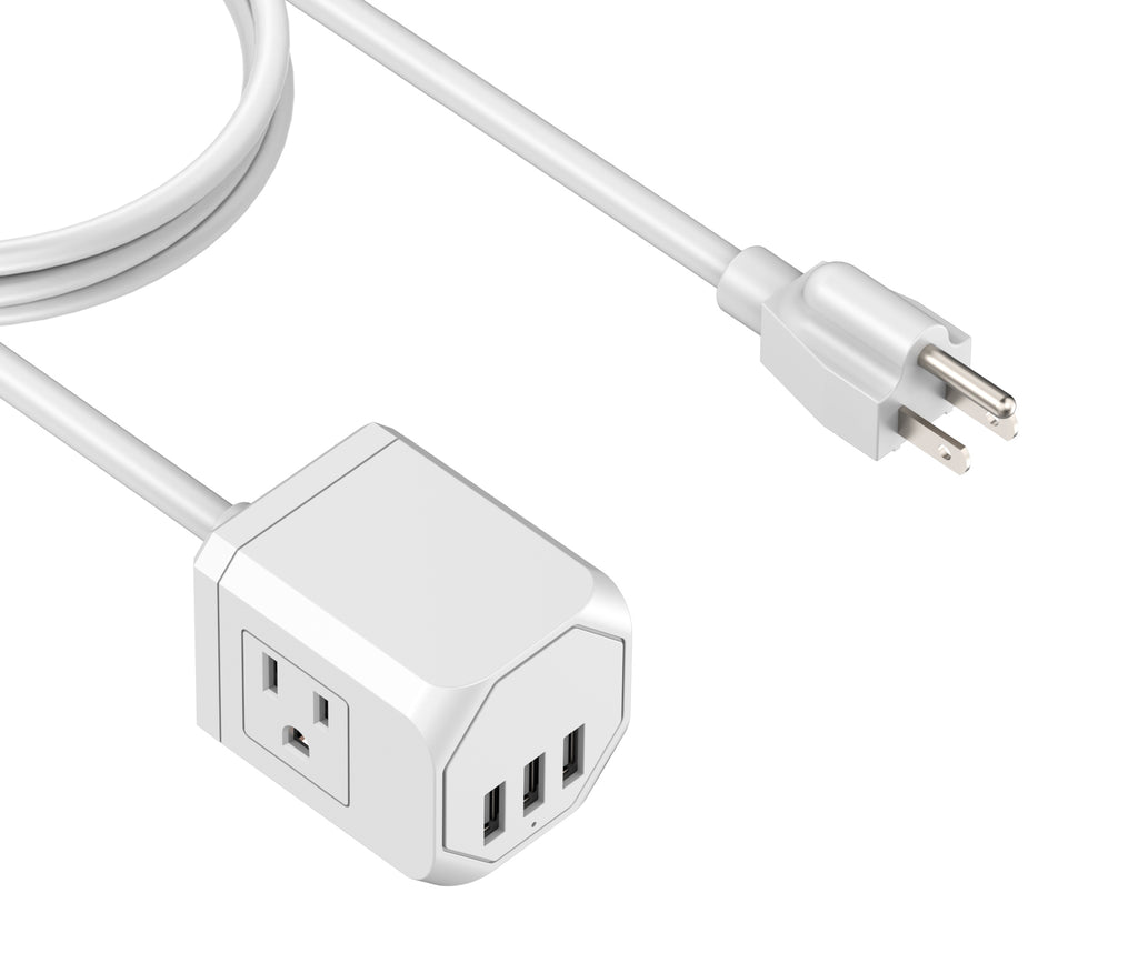 Surge Protector 2 or 6 Wall Outlets and 2 USB Ports