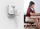 Surge Protector 2 or 6 Wall Outlets and 2 USB Ports