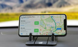 Dual USB 12,000mAh Power Bank with Smart Display  with Ring Phone Stand and Pad Dashboard Car Mount