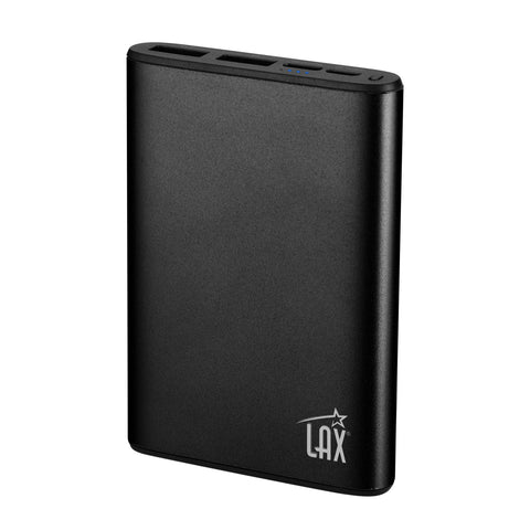 LAX Aluminum Dual Port 7200mAh Power Bank