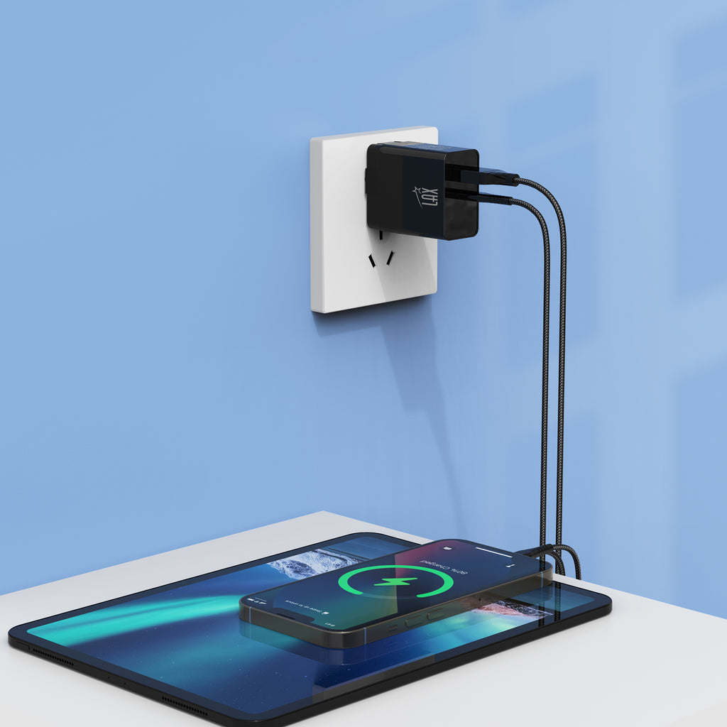 LAX 20W Fast Wall Charger with USB-C to Iphone Cable (6ft)