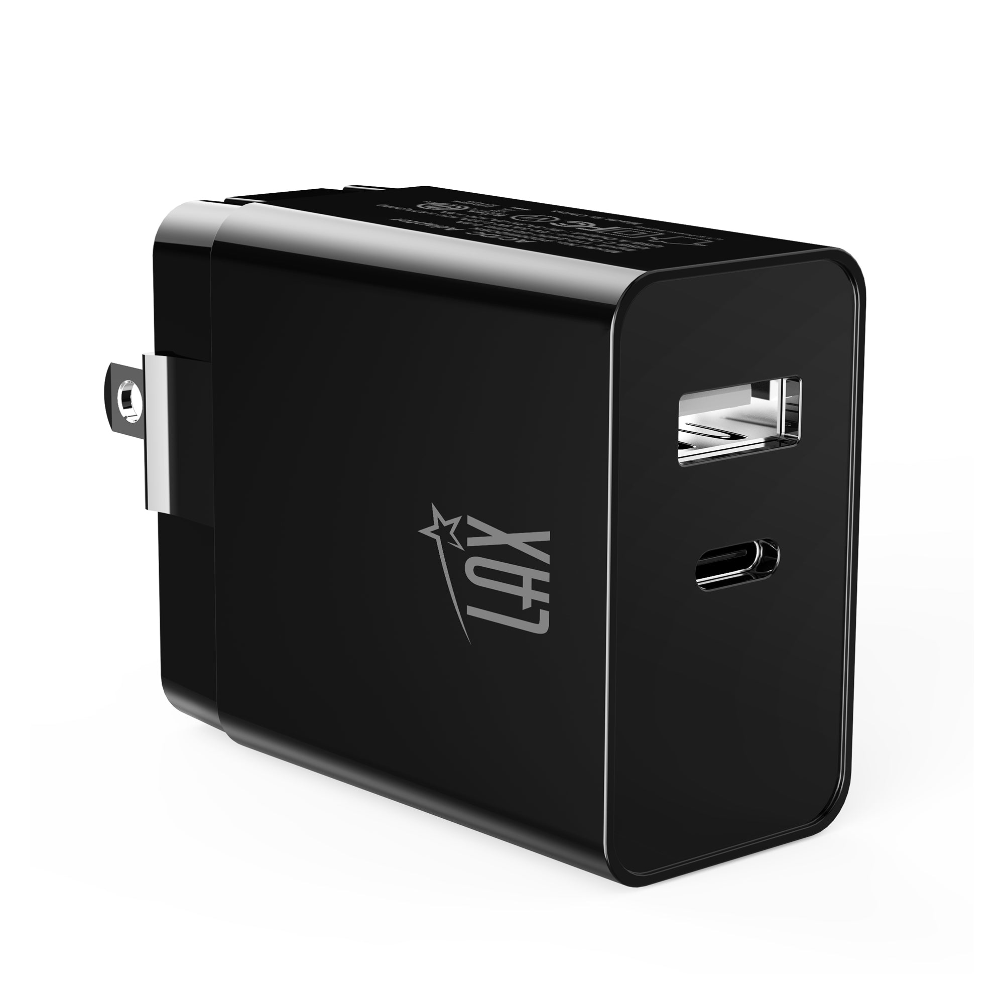 LAX 20W Fast Wall Charger with USB-C to Iphone Cable (6ft)