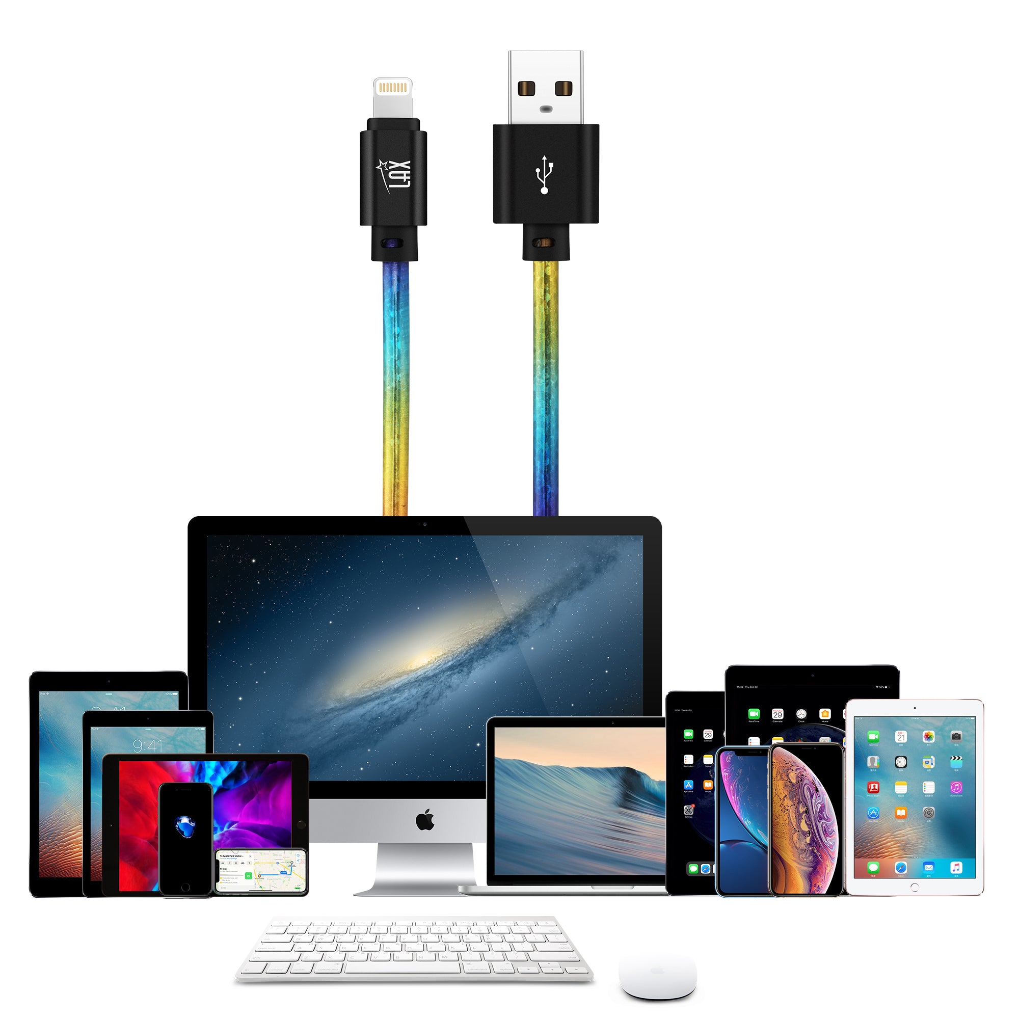 Apple MFi Certified Vegan Leather USB to Iphone Cables