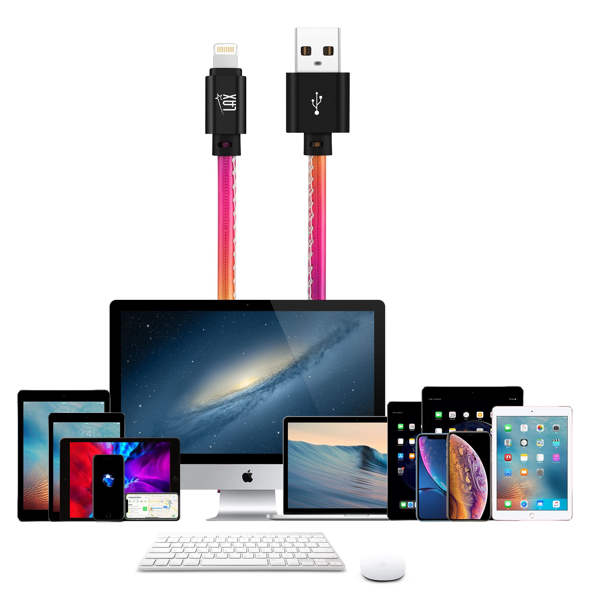 Apple MFi Certified Vegan Leather USB to Iphone Cables