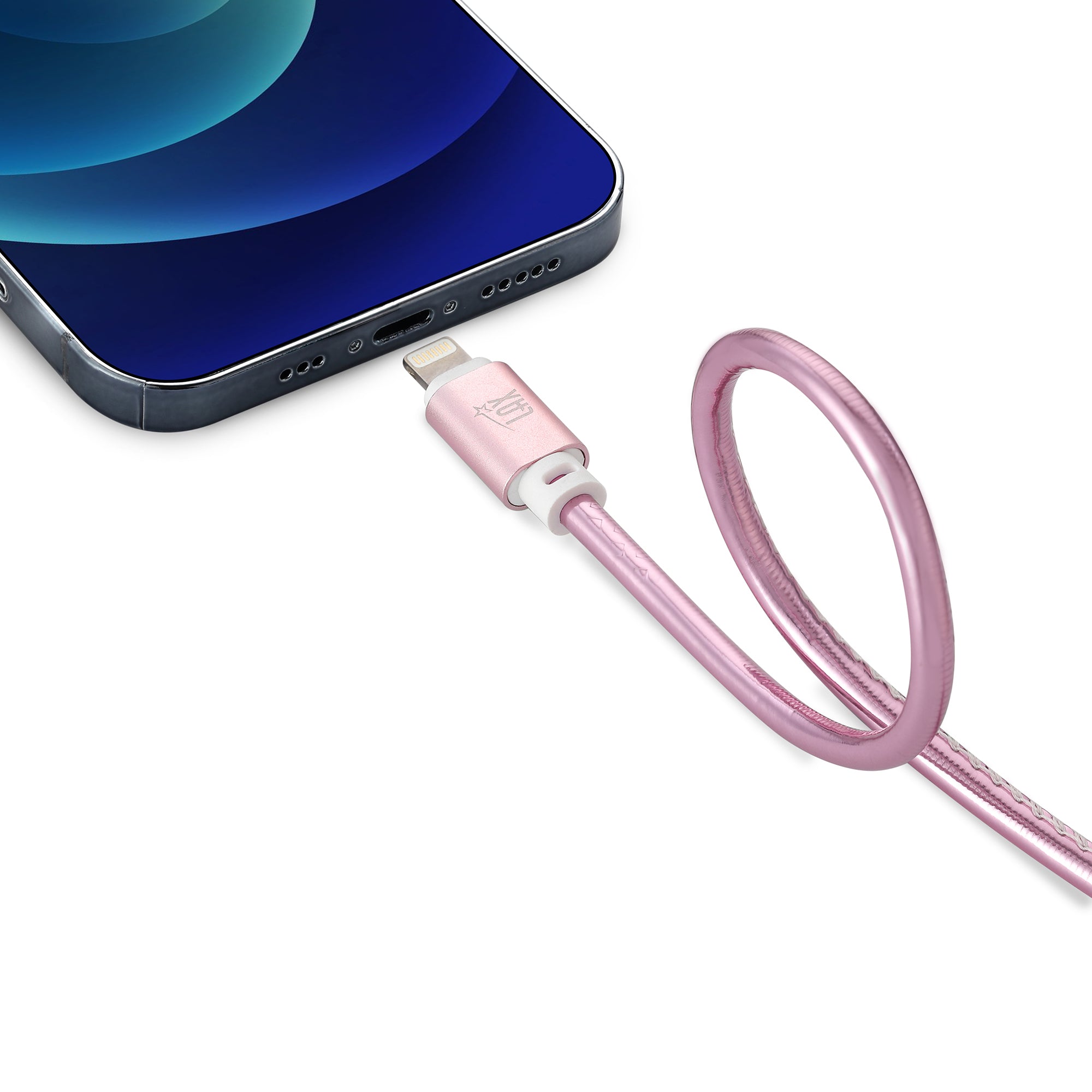Apple MFi Certified Vegan Leather USB to Iphone Cables