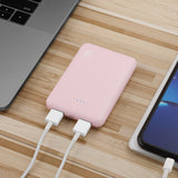 LAX Rubberized 6600mAh Dual USB Compact Power Bank
