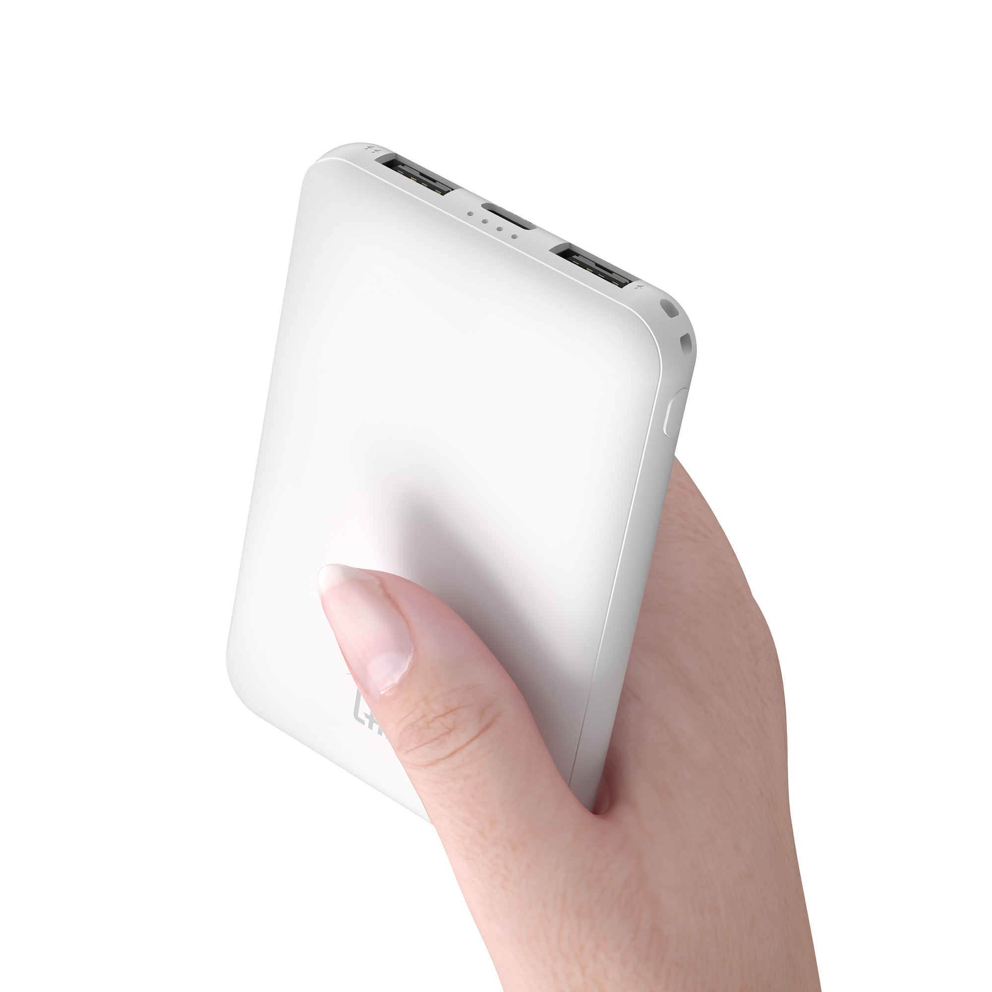 LAX 6600mAh Mini Power Bank – Fast Charging with USB-C & Dual USB-A | iPhone, Android, iPad Compatible