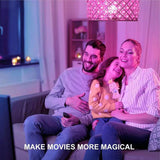 Smart Home Sound Activated Multi-Color LED Light Strip with Remote  30 Feet with 2-Pack Smart Home Multi-Color LED A19 Bulb 5W
