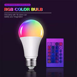 2-Pack Smart Home Multi-Color LED A19 Bulb 5W