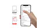 Dual USB 12,000mAh Power Bank with Smart Display  with Ring Phone Stand and Pad Dashboard Car Mount