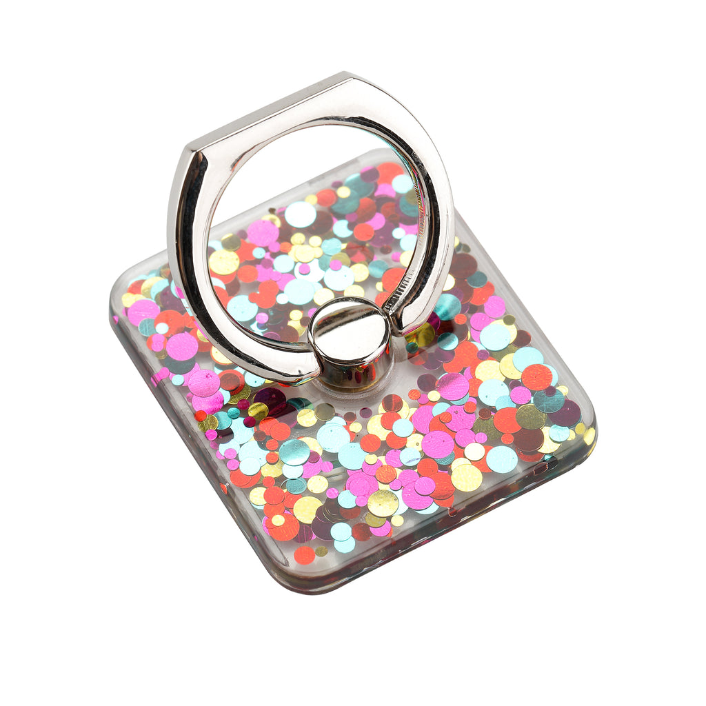 LAX Phone Holder Ring & Stand - 360° Rotation - Secure Grip - Glitter –