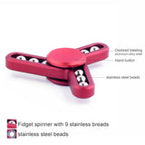 Metal Rattle Fidget Spinner Hand Toy for Kids and Adults