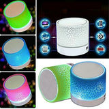 Bluetooth Wireless Portable LED Speaker with Disco Lights