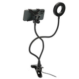 LAX Selfie Ring LED Light Stand with Desk Clip