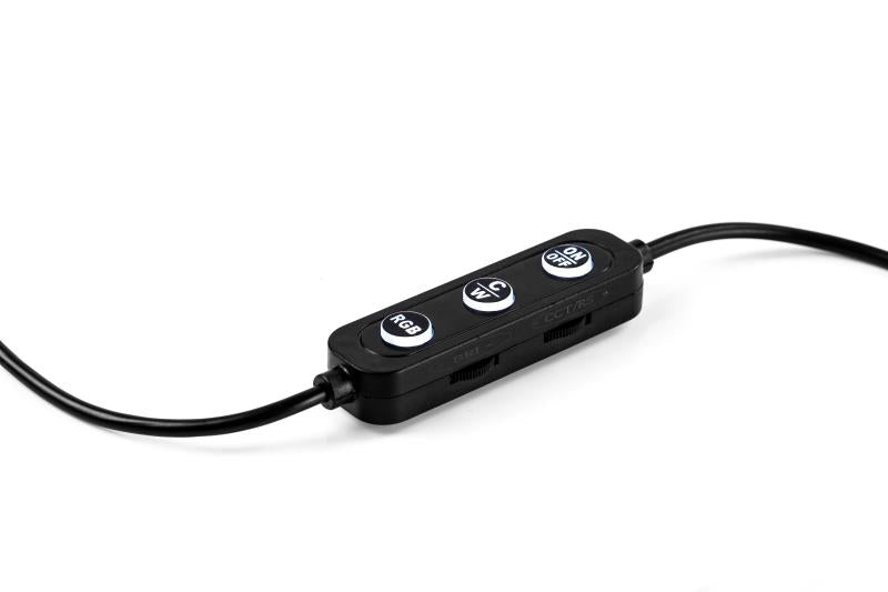 Multi-Color LED Selfie Ring Light with Small Tripod