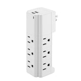 LAX Multi-Charging Tower Surge Protector 9 Outlet and 2 USB Ports