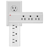 Surge Protector 2 or 6 Wall Outlets and 2 USB Ports