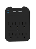 Surge Protector 6 Wall Outlets and 2 USB Ports
