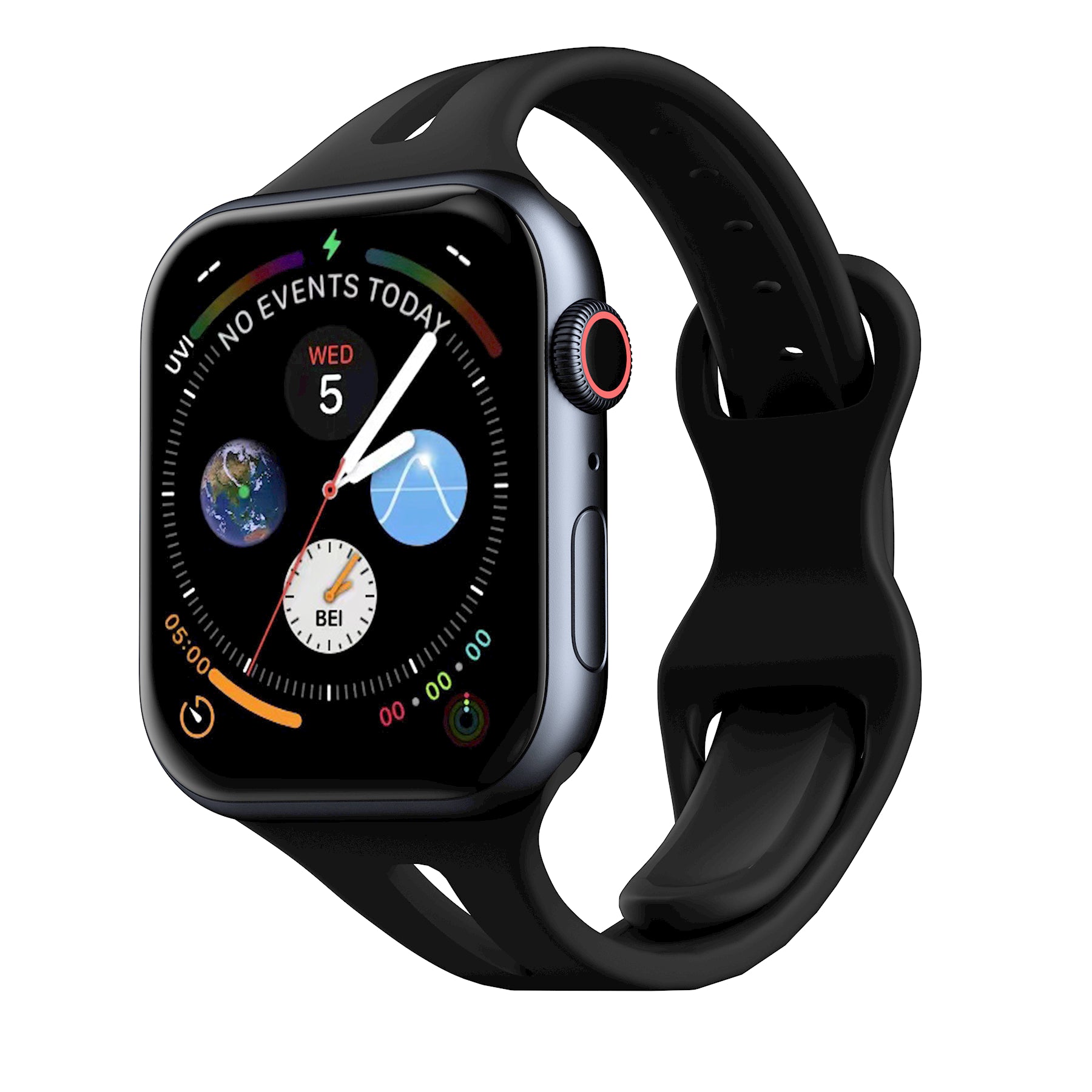 LAX Apple Watch Sleek Silicone Bands