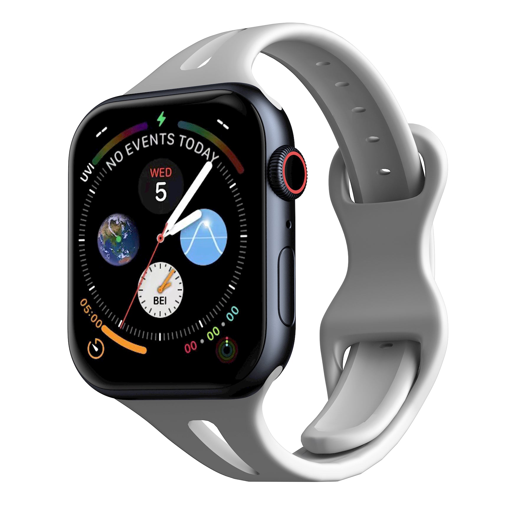 LAX Apple Watch Sleek Silicone Bands