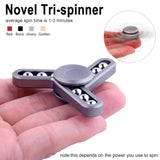 Metal Rattle Fidget Spinner Hand Toy for Kids and Adults
