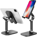 Universal Angle & Height Adjustable Tablet and Smartphone Desktop Stand
