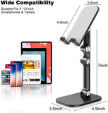 Universal Angle & Height Adjustable Tablet and Smartphone Desktop Stand
