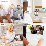 Universal Angle & Height Adjustable Tablet and Smartphone Desktop Stand