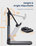 LAX Tablet Holder Stand - Available in Black & White Color