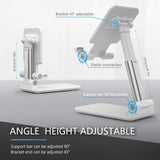 LAX Tablet Holder Stand - Available in Black & White Color