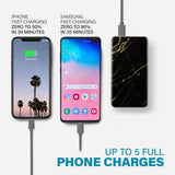 Travel Bundle: Marble 8000 mAh Powerbank with TrendyTech Lightning Cable