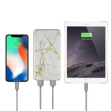 Travel Bundle: Marble 8000 mAh Powerbank with TrendyTech Lightning Cable
