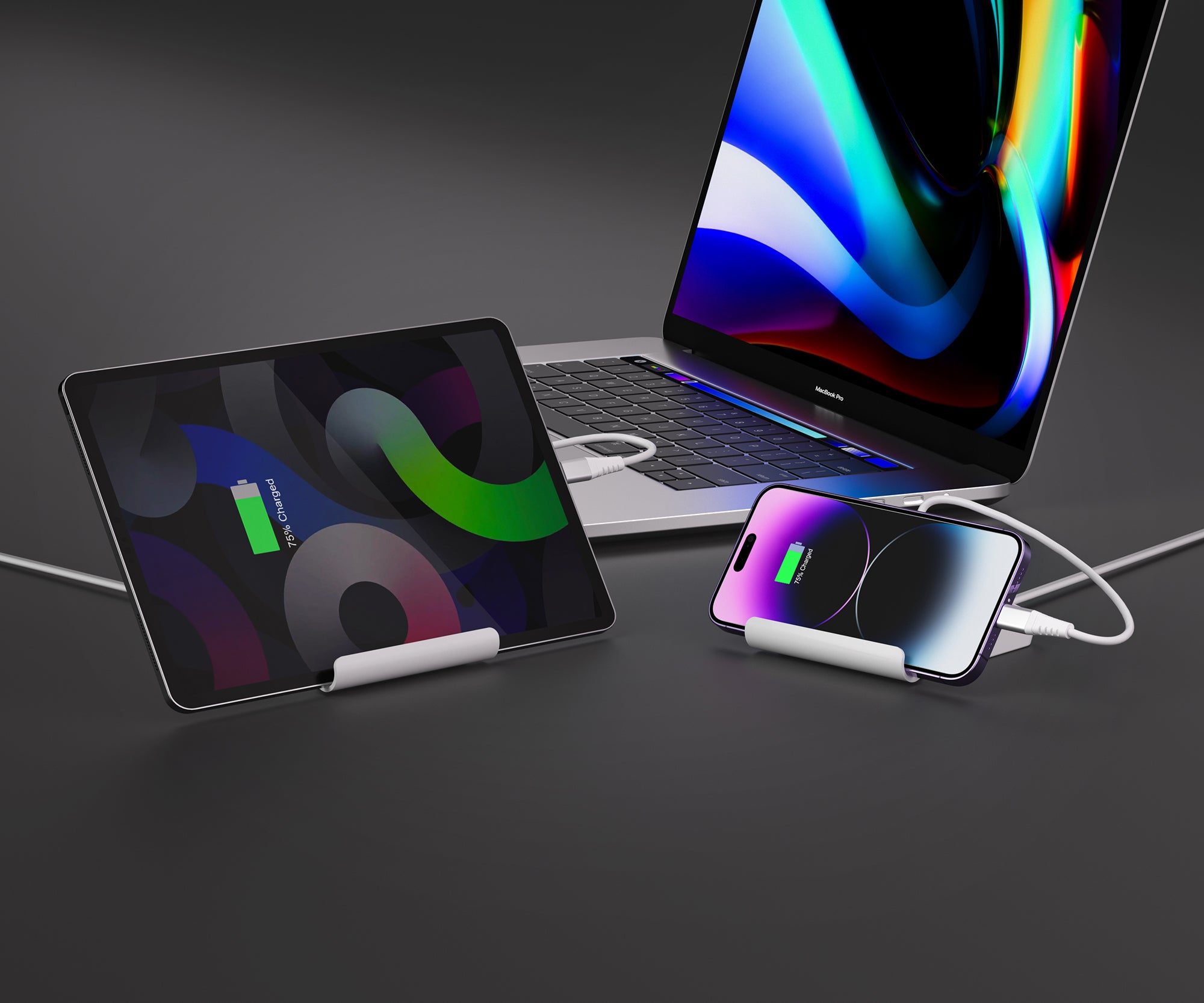 Desktop Charger 3 USB-A Ports and 1 USB-C Port