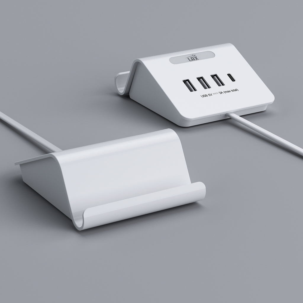 Desktop Charger 3 USB-A Ports and 1 USB-C Port