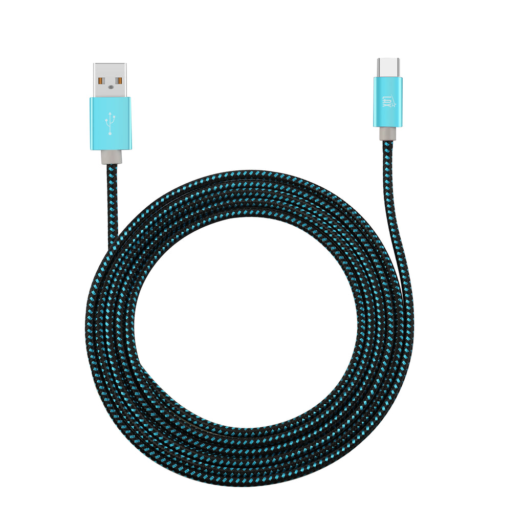 USB-C to USB-A Braided 6Ft Cable