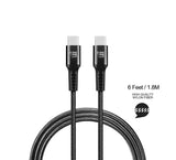 USB Type C to USB Type C Cable (6 Feet)