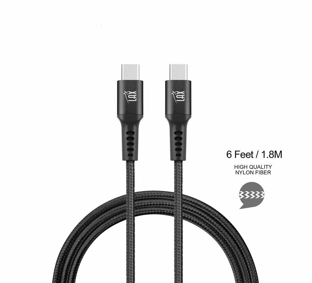 USB Type C to USB Type C Cable (6 Feet)