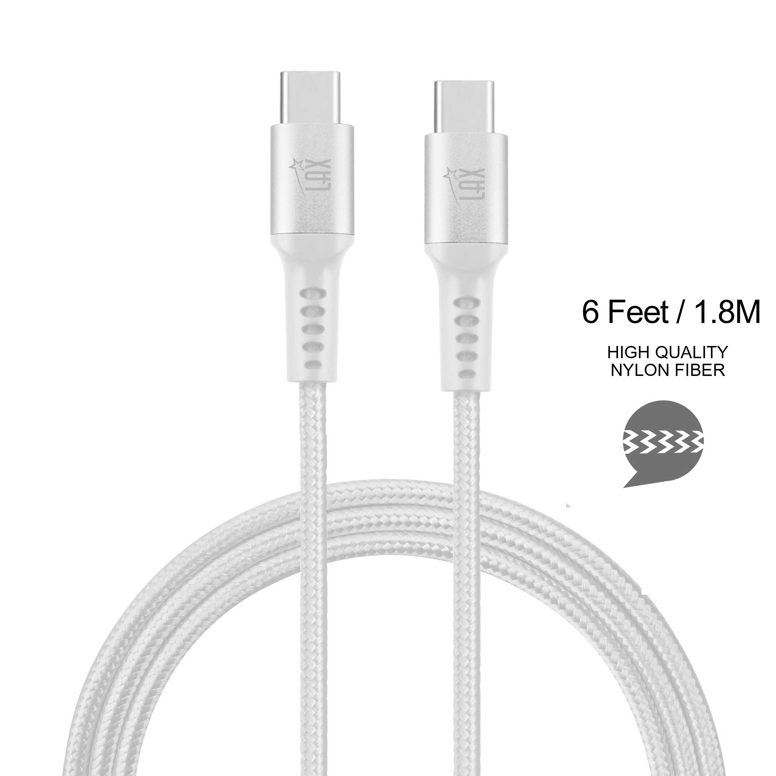 USB Type C to USB Type C Cable (6 Feet)
