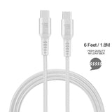 USB Type C to USB Type C Cable (6 Feet)