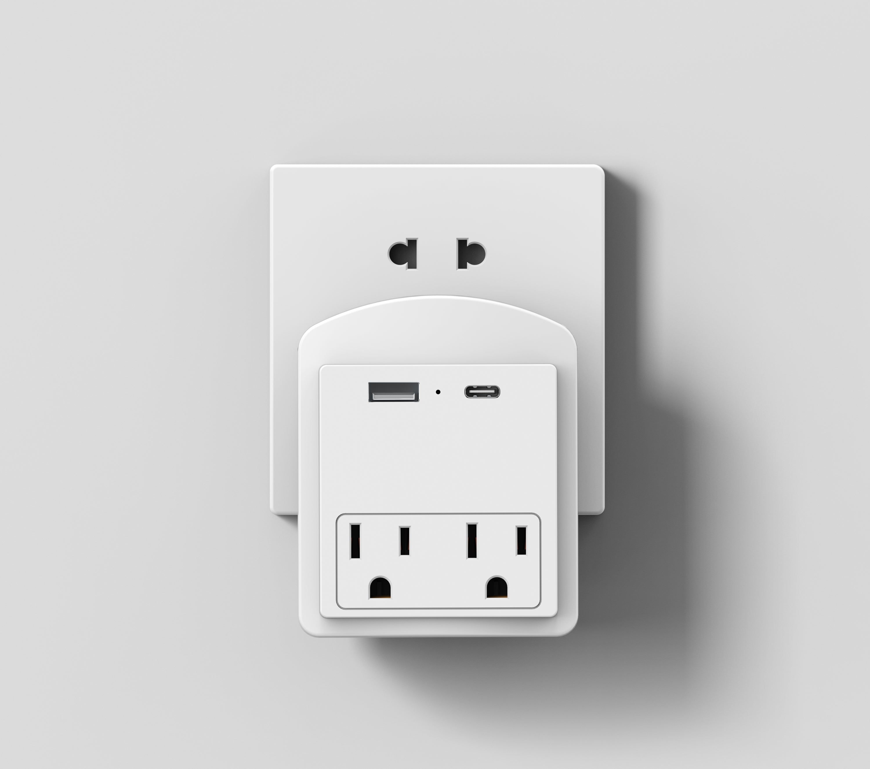 Surge Protector Outlet Extender  with USB-C Port