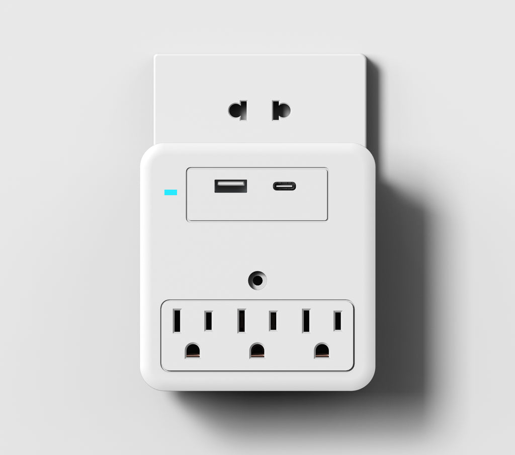 Surge Protector 2 or 6 Wall Outlets and 2 USB Ports