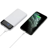 LAX Vegan Leather Power Bank - 12000mAh Battery Backup, Ultra Slim Design - Portable Charger Compatible with iPhone 11, 11 Pro, 11 Pro Max, X, XS Max, Samsung Galaxy S10, S9, More