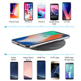 LAX 10W Fast Wireless Charging Dock - 7.5W Fast Charging for iPhone X / 8 / 8 Plus
