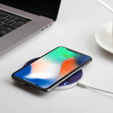 Wireless Charger - 10W Wireless Charging Pad Standard Charging for iPhone X/ 8/ 8 Plus, Fast Charging for Samsung Note 5/ 7/ 8/ S6 Edge Plus/ S7/ S7 Edge/ S8/ S8 Plus, Supports All Qi-enabled Devices